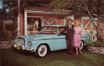 1962 Daytona with Mr. Ed factory postcard