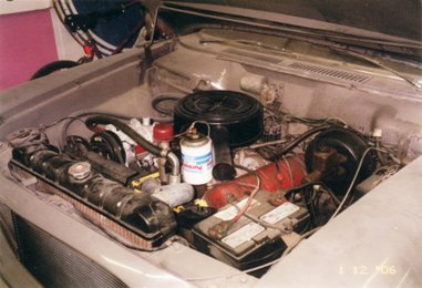 '61 Lark 4-door engine - Fred Gooch