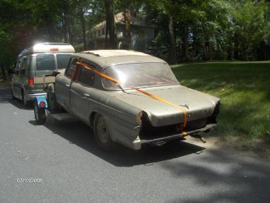 '62 Lark4-door on dolly - Robert Andrews